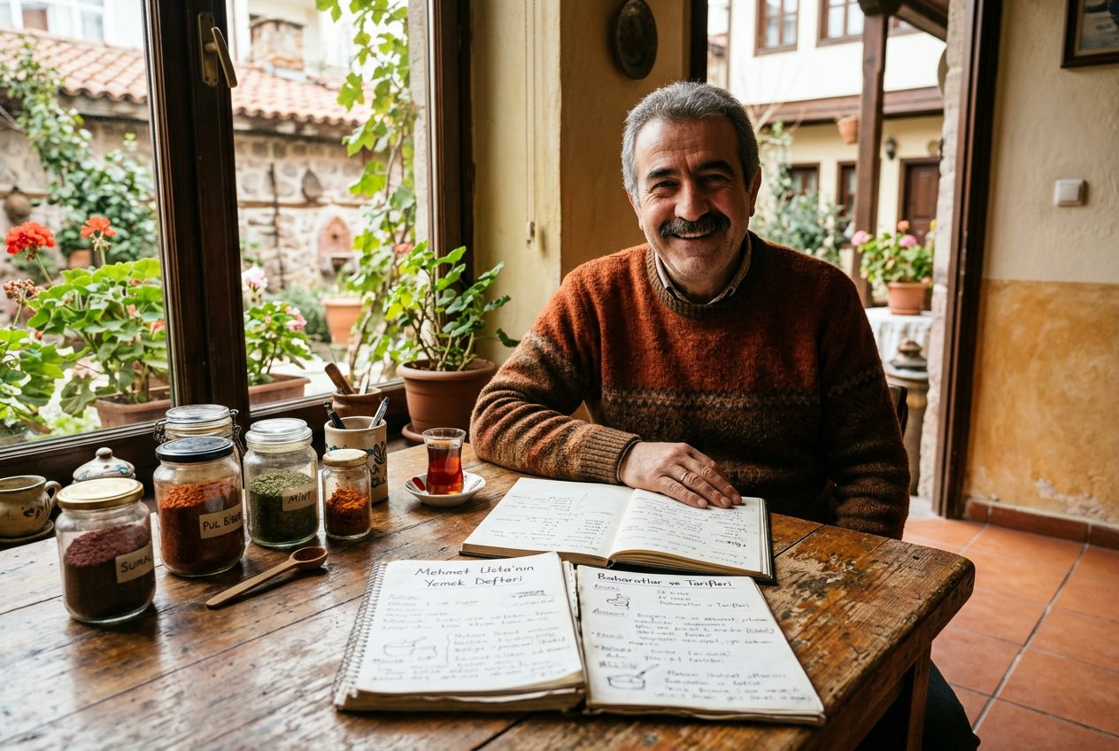 Mehmet Koç at his writing desk in Ankara